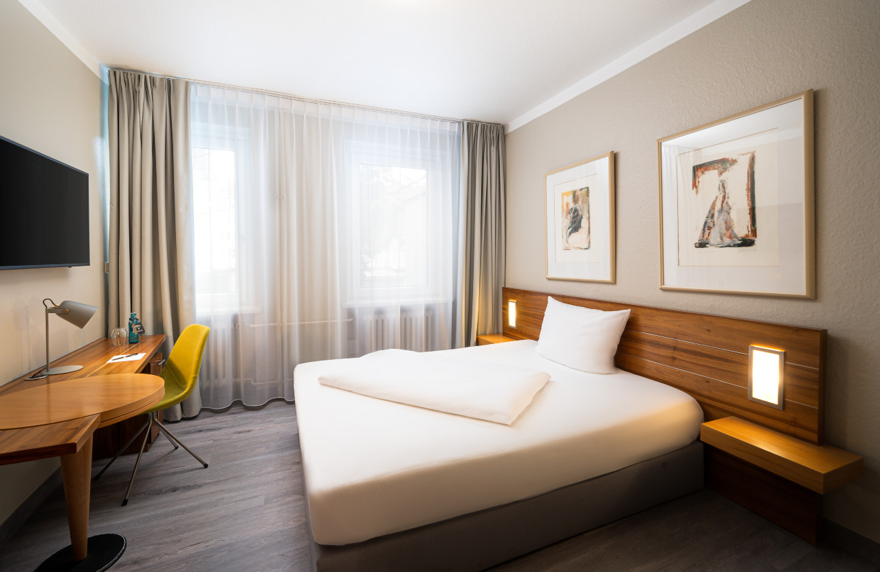 Schlichtes Design im elaya hotel hannover city