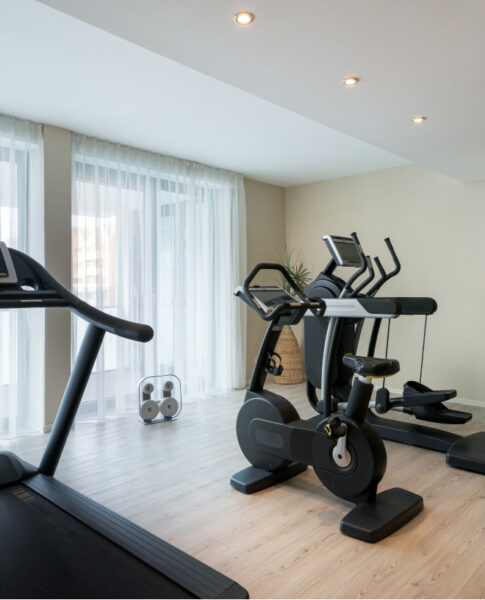 Der Fitnessbereich im elaya hotel kleve