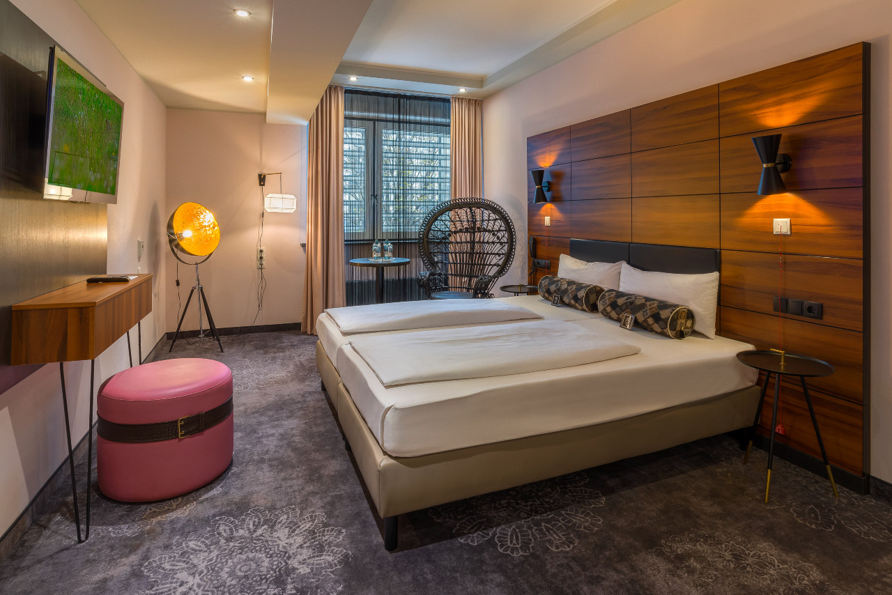 Doppelzimmer der Kategorie Superior im elaya hotel munich city