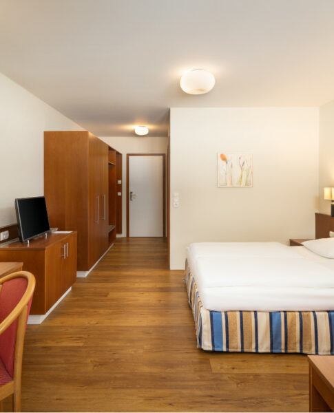 Doppelzimmer der Kategorie Superior im elaya hotel steinplatte