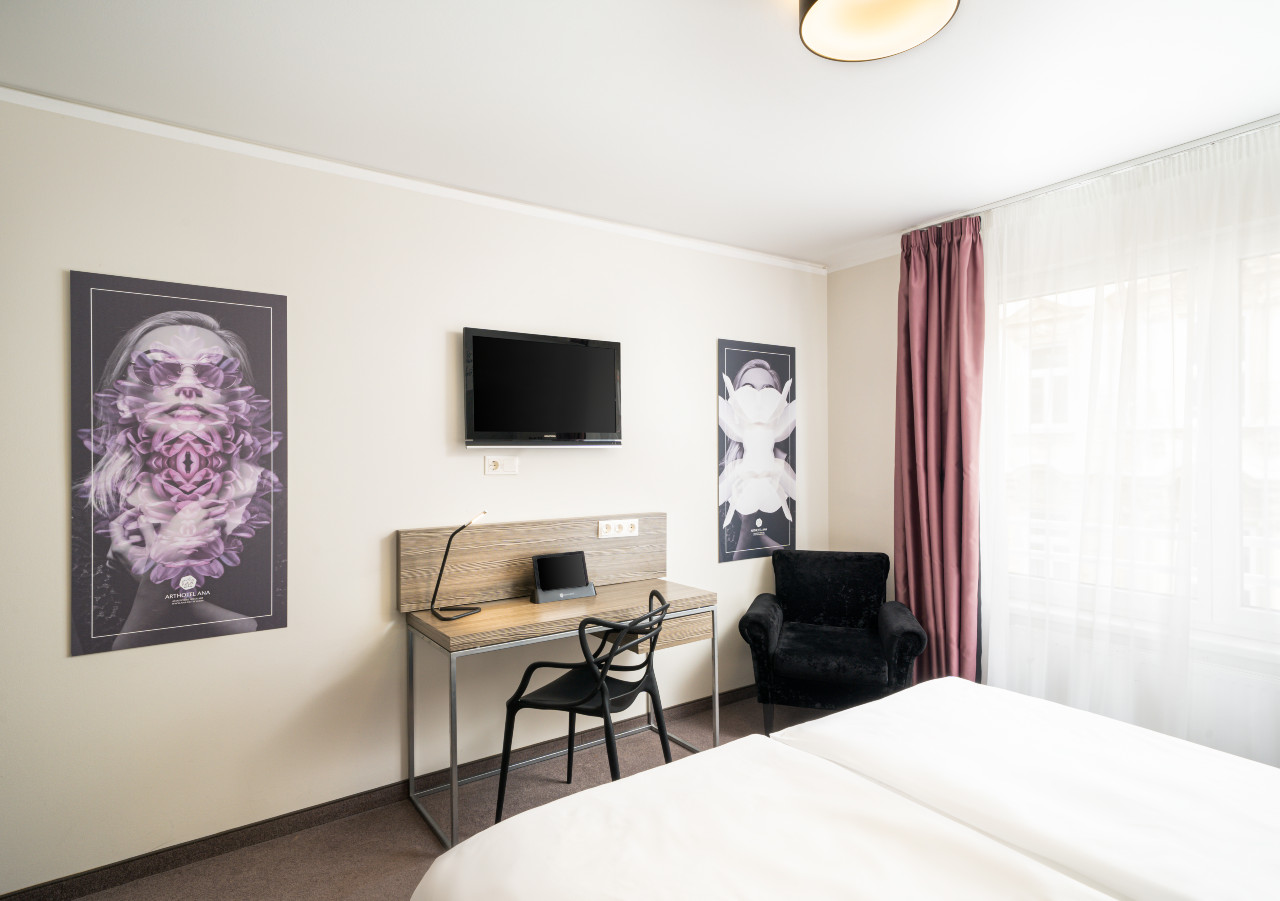 Platz zum wohlfühlen bieten die Zimmer im elaya hotel vienna city west