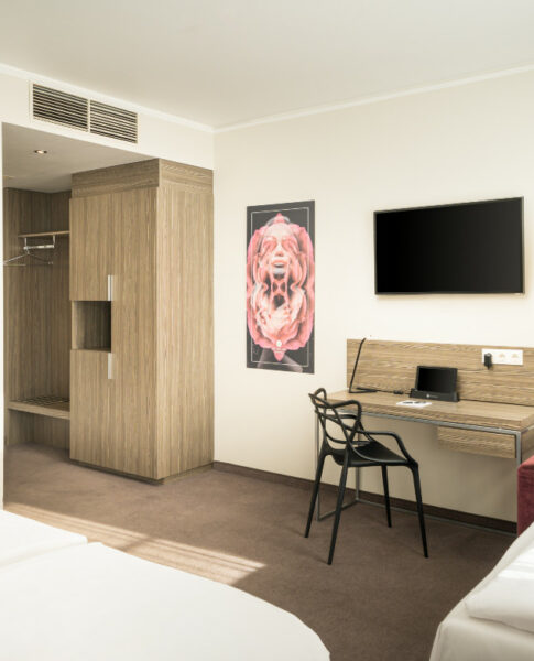 Platz für drei in den Dreibettzimmern im elaya hotel vienna city west