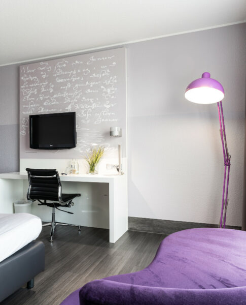 Modernes Design in den Doppelzimmern im elaya hotel wolfenbuettel