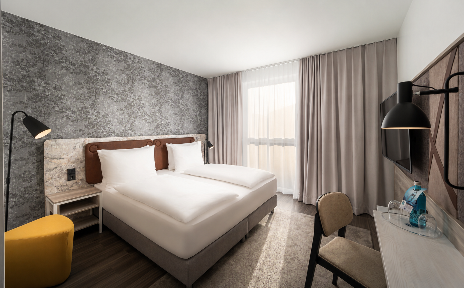 Das Superior Doppelzimmer des Arthotel ANA Amber Rostock