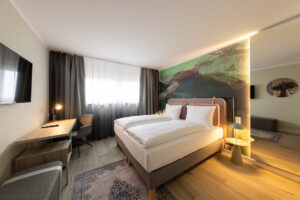 Das Standard Doppelzimmer im elaya hotel munich schwabing