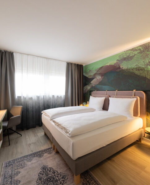 Das Standard Doppelzimmer im elaya hotel munich schwabing