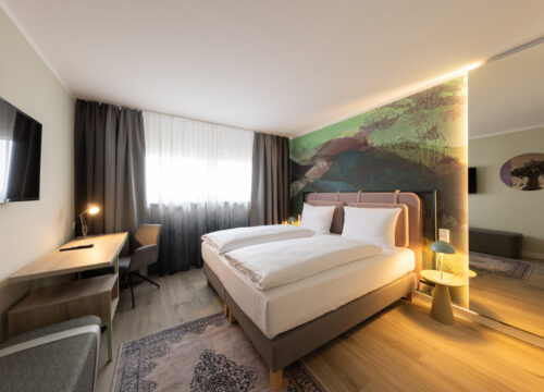 Das Standard Doppelzimmer im elaya hotel munich schwabing