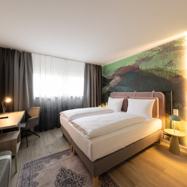 Das Standard Doppelzimmer im elaya hotel munich schwabing