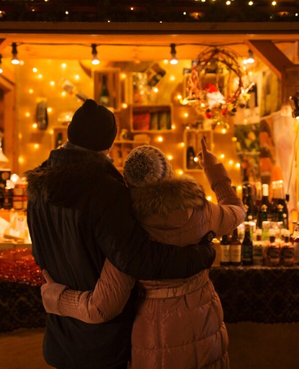 Der Weihnachtsmarkt in Oberursel bei Frankfurt.