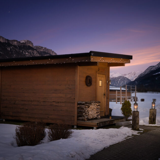 The Finnish sauna at elaya hotel steinplatte